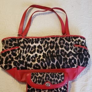 Coach purse with matching wallet